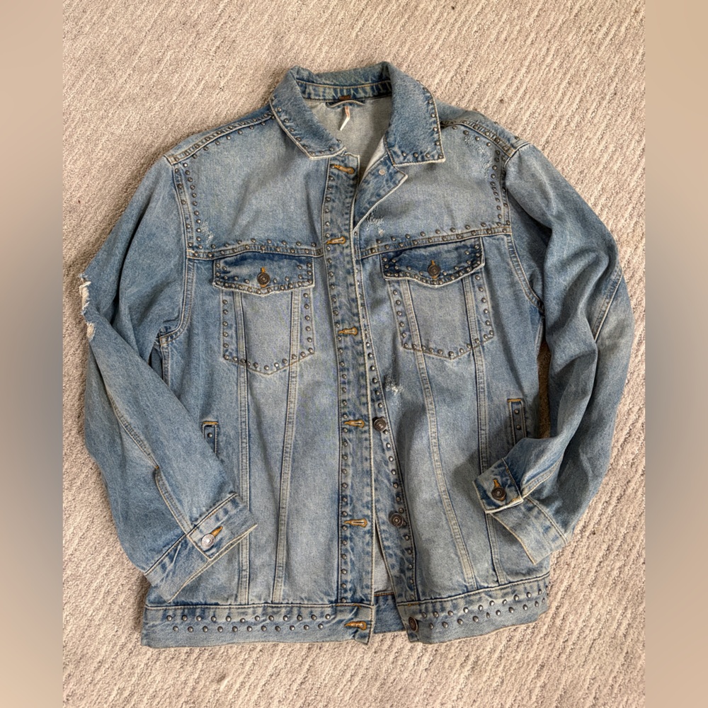 Free People Oversized Denim Jacket